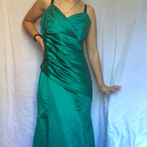 Cheap Pretty Dress Bridesmaid Dress teal party dress Spaghetti Strap robe demoiselle d honneur 